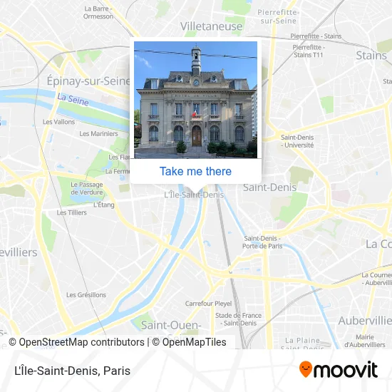 L'Île-Saint-Denis map