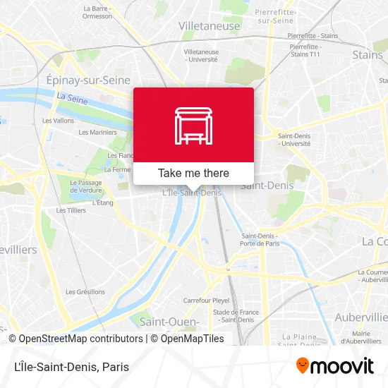 L'Île-Saint-Denis map