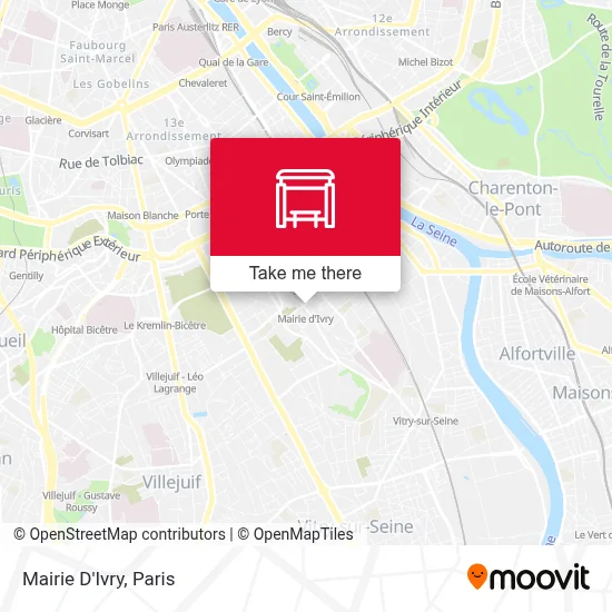 Mairie D'Ivry map