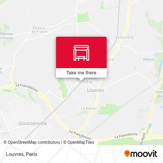 Louvres map