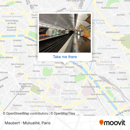 Maubert - Mutualité map