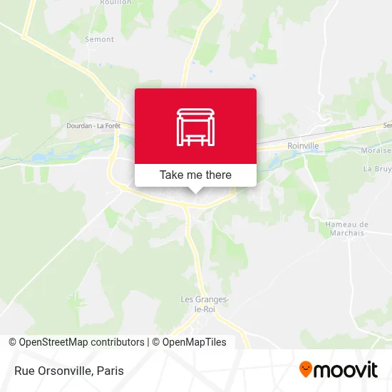 Rue Orsonville map