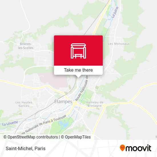 Saint-Michel map