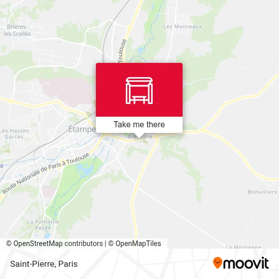Saint-Pierre map