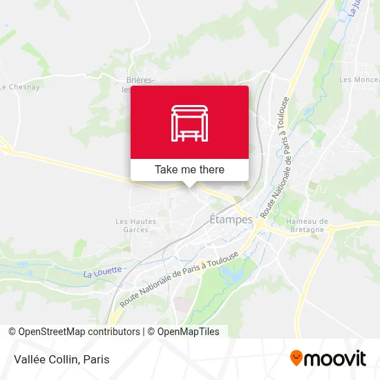 Vallée Collin map