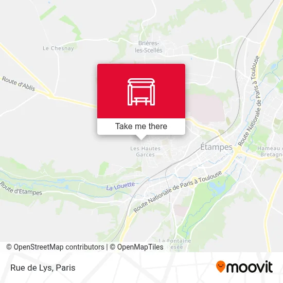 Rue de Lys map