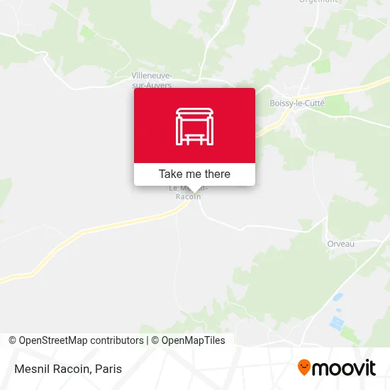 Mesnil Racoin map