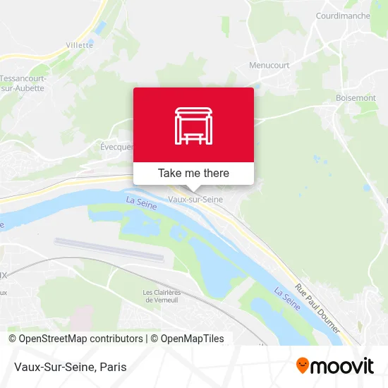 Vaux-Sur-Seine map
