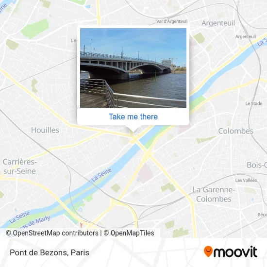 Pont de Bezons map