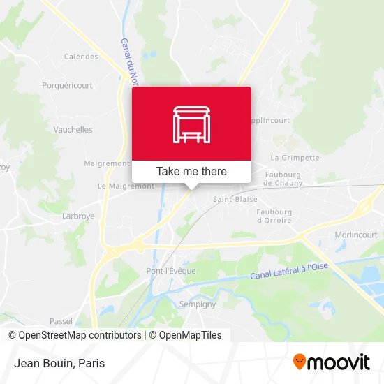 Jean Bouin map