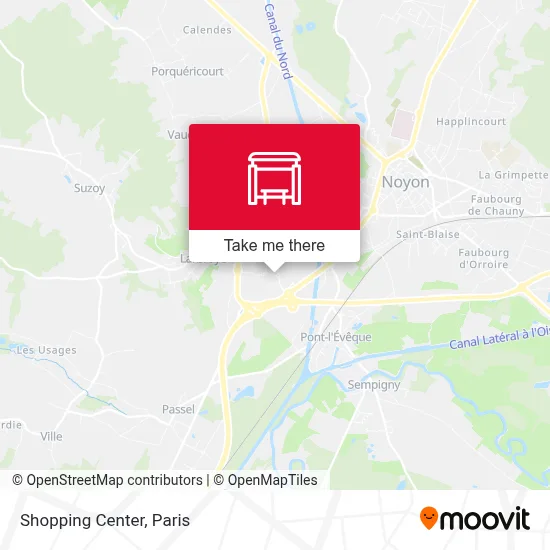 Centre Commercial map