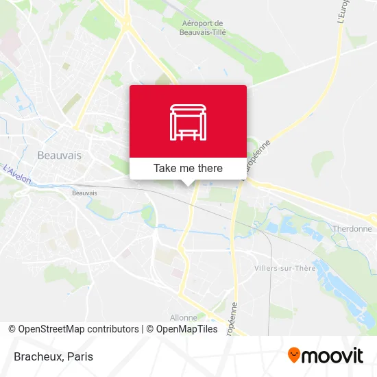 Bracheux map