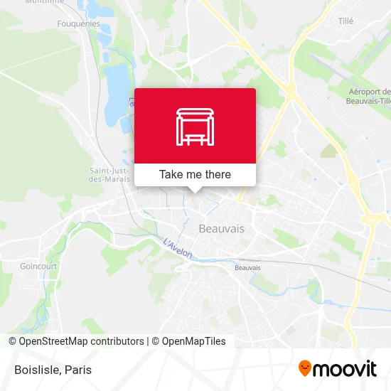 Boislisle map