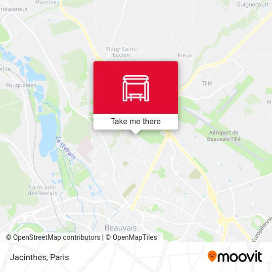 Jacinthes map