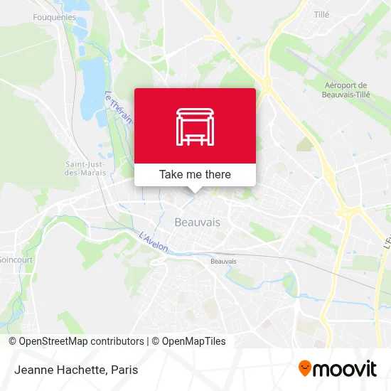 Jeanne Hachette map