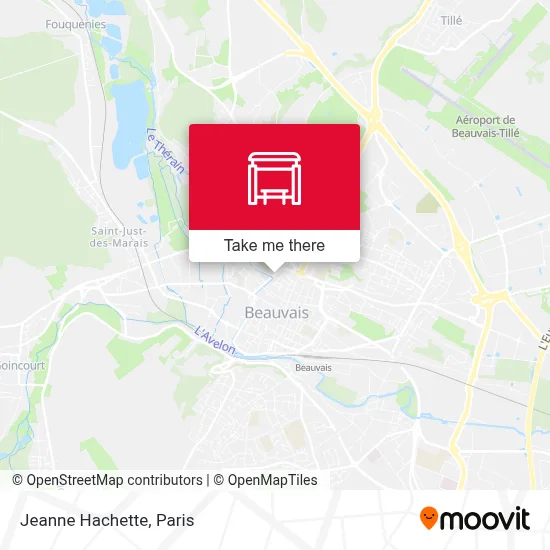 Jeanne Hachette map