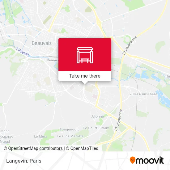 Langevin map