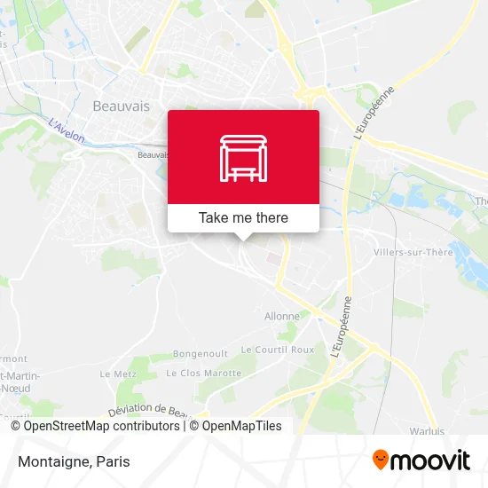 Montaigne map