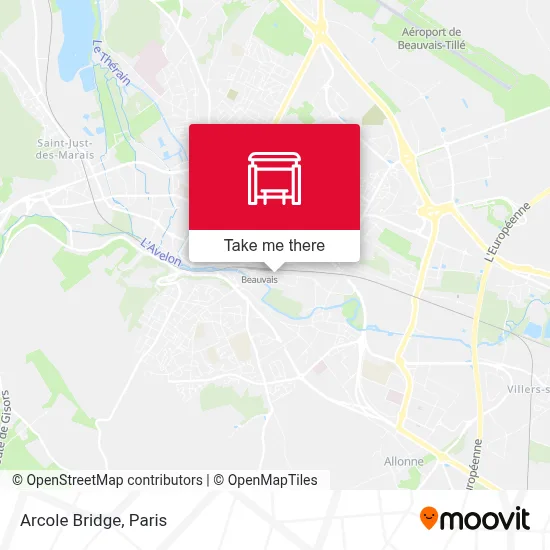 Pont D'Arcole map