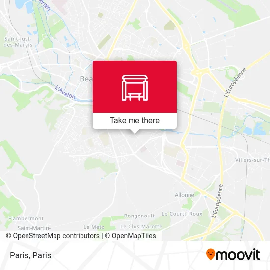 Paris map