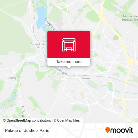 Palais de Justice map