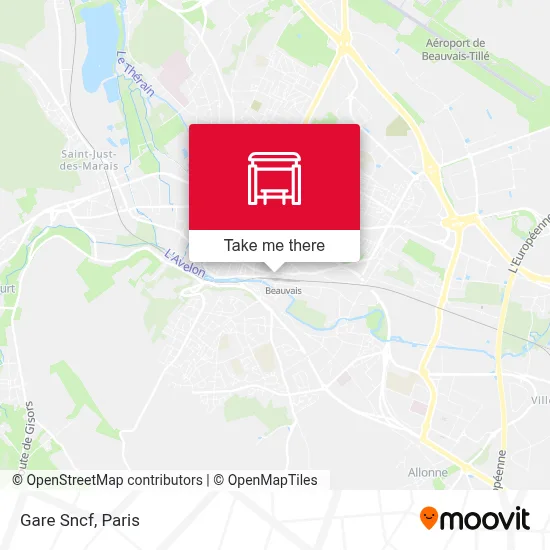 Gare Sncf map
