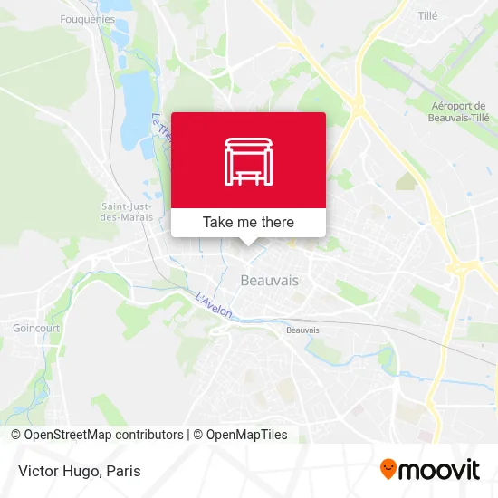 Victor Hugo map