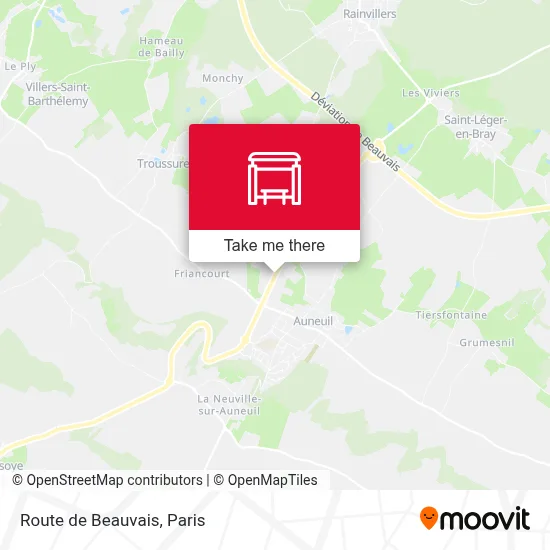 Route de Beauvais map