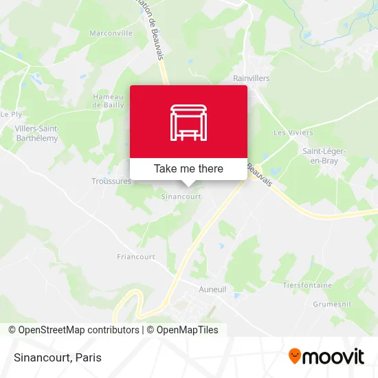 Sinancourt map
