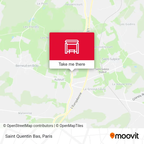 Saint Quentin Bas map