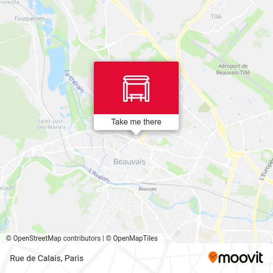 Rue de Calais map