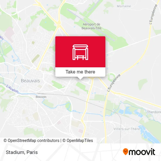 Stade map