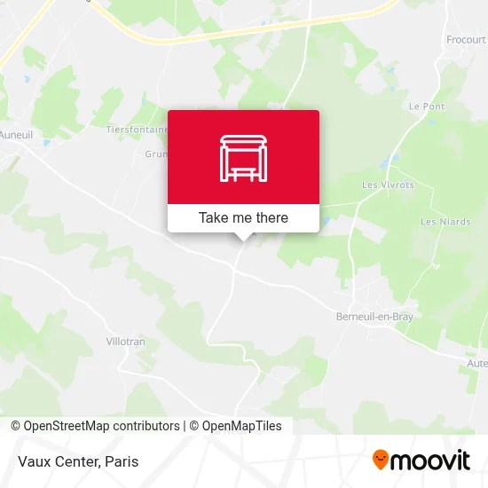 Vaux Centre map