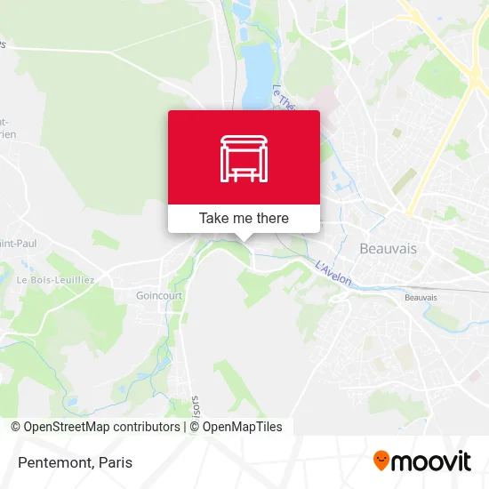 Pentemont map