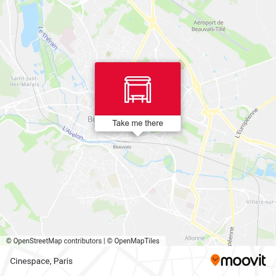 Cinespace map