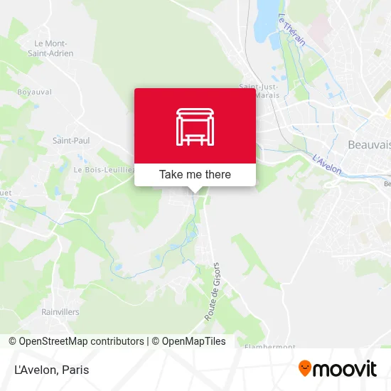 L'Avelon map