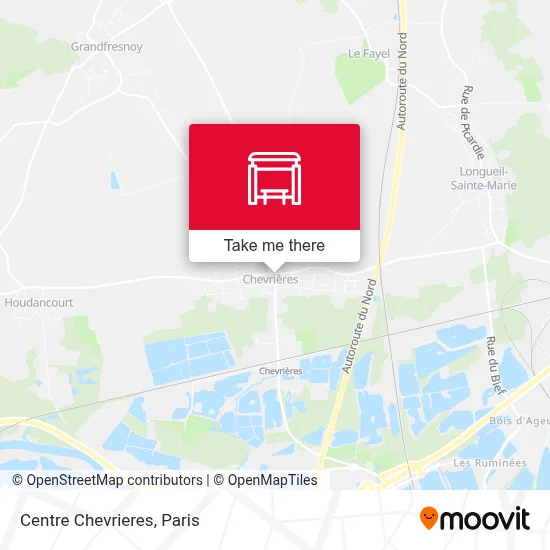 Centre Chevrieres map