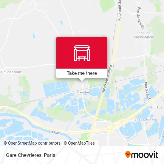 Gare Chevrieres map