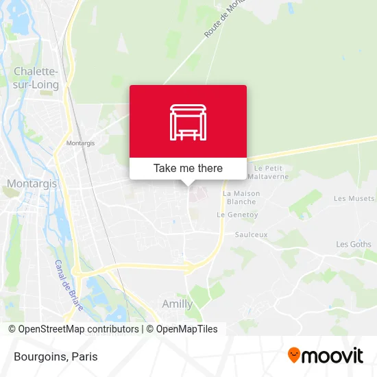 Bourgoins map