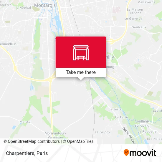 Charpentiers map