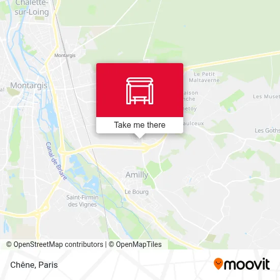 Chêne map