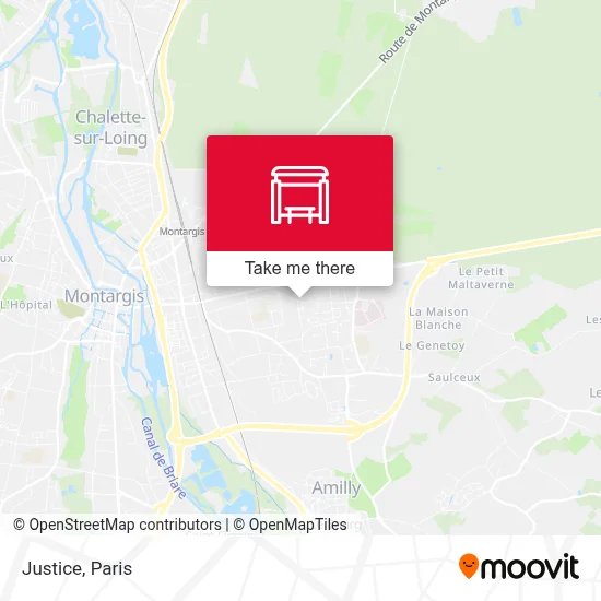 Justice map