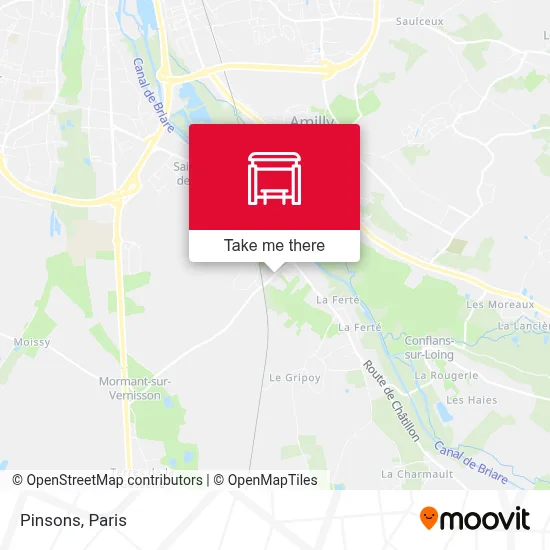 Pinsons map
