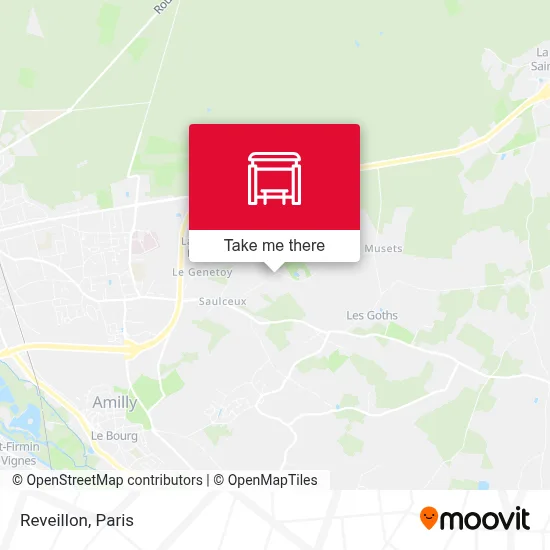Réveillon map
