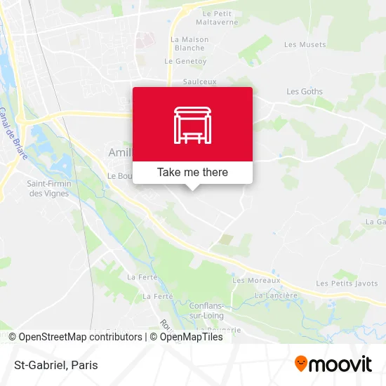 St-Gabriel map