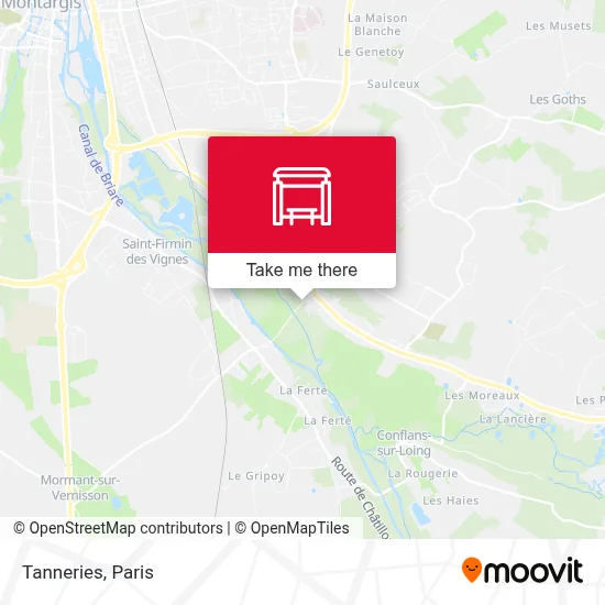 Tanneries map