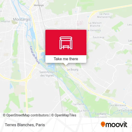 Terres Blanches map