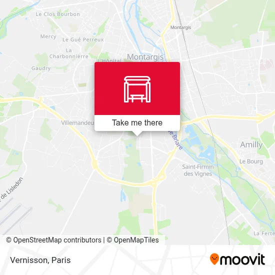 Mapa Vernisson