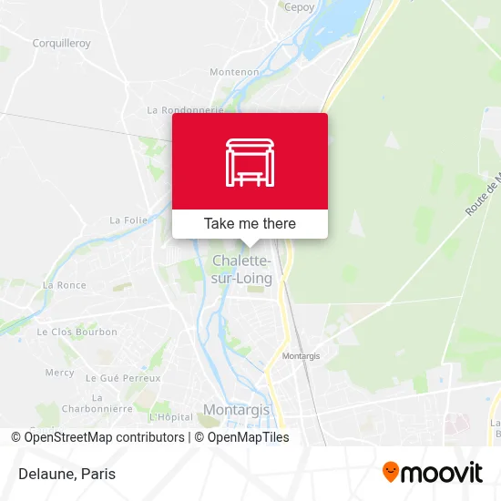 Delaune map