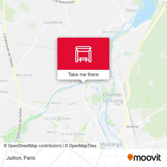 Jaillon map